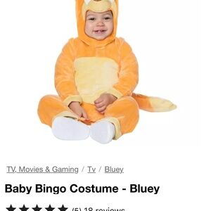 Baby Bingo Costume - Orange